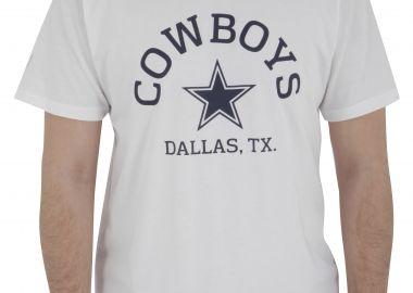 Μπλούζα Κοντομάνικη New Era Vintage Logo Cowboys 11109939-WHI Ανδρικό - New Era - 