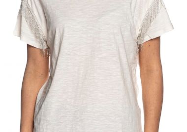 Μπλούζα Κοντομάνικη Only Onlsari 15296620-Cloud Dancer Γυναικείο - Only - 