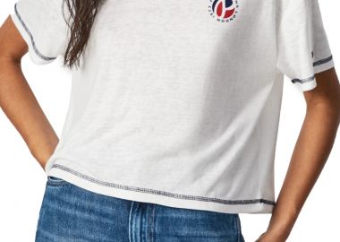 Μπλούζα Κοντομάνικη Pepe Jeans Chantal PL505163-800-WHITE Γυναικείο - Pepe Jeans - 