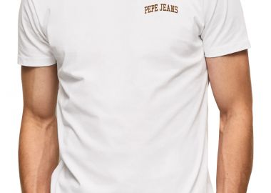 Μπλούζα Κοντομάνικη Pepe Jeans Ronson PM508708-800-WHITE Ανδρικό - Pepe Jeans - 