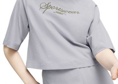 Μπλούζα Κοντομάνικη Puma Classics + Oversized 624271-63 Γυναικείο - Puma - 