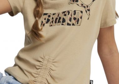 Μπλούζα Κοντομάνικη Puma Ess+ Animal Knotted 679417-83 Κορίτσι - Puma - 