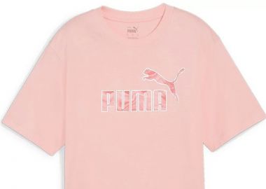 Μπλούζα Κοντομάνικη Puma ESS+ Marbleized Cropped Relaxed 677589-63 Γυναικείο - Puma - 