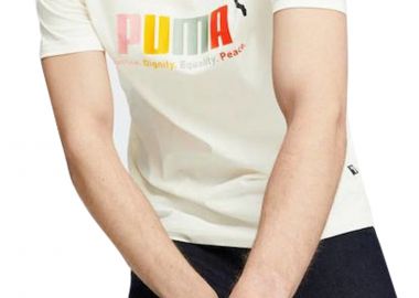 Μπλούζα Κοντομάνικη Puma ESS+ Multicolor 677170-65 Ανδρικό - Puma - 