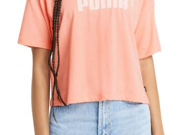 Μπλούζα Κοντομάνικη Puma Ess Cropped Logo 586866-26 Γυναικείο - Puma - 