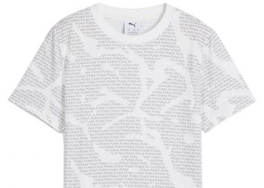 Μπλούζα Κοντομάνικη Puma Ess Logo Lab Aop Tee 685792-02 Αγόρι - Puma - 