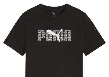 Μπλούζα Κοντομάνικη Puma Ess Logo Lab Tee 685791-01 Αγόρι - Puma - 