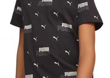 Μπλούζα Κοντομάνικη Puma Ess Logo Power Aop 673236-01 Αγόρι - Puma - 