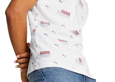 Μπλούζα Κοντομάνικη Puma Ess Logo Power Aop 673367-02 Ανδρικό - Puma - 