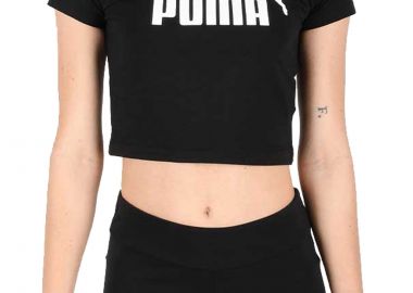 Μπλούζα Κοντομάνικη Puma Ess Slim Logo 586865-01 Γυναικείο - Puma - 