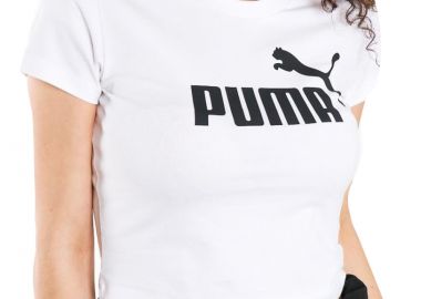 Μπλούζα Κοντομάνικη Puma Ess Slim Logo 586865-02 Γυναικείο - Puma - 