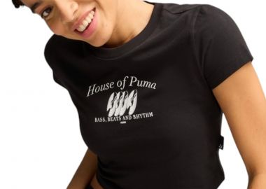 Μπλούζα Κοντομάνικη Puma Graphics Music Baby 627997-01 Γυναικείο - Puma - 