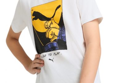 Μπλούζα Κοντομάνικη Puma Graphics Puma Tee II 629873-02 Αγόρι - Puma - 