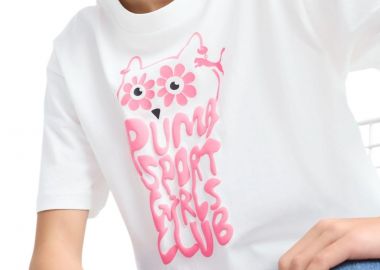 Μπλούζα Κοντομάνικη Puma Graphics Short Length Tee II 629891-02 Κορίτσι - Puma - 