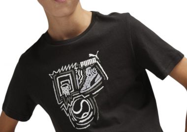 Μπλούζα Κοντομάνικη Puma Graphics Year of Sports Tee 680299-01 Αγόρι - Puma - 