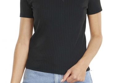 Μπλούζα Κοντομάνικη Puma Her Ribbed Slim 531917-01 Γυναικείο - Puma - 