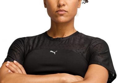 Μπλούζα Κοντομάνικη Puma Lace Top - Short 526776-01 Γυναικείο - Puma - 