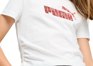 Μπλούζα Κοντομάνικη Puma Logo Infill Knott 685613-02 Κορίτσι - Puma - 