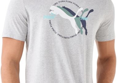 Μπλούζα Κοντομάνικη Puma Multiple Cat Logo Tee 684826-04 Ανδρικό - Puma - 