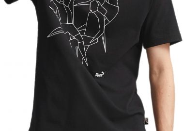 Μπλούζα Κοντομάνικη Puma Players Lounge Graphic Tee 536853-01 Ανδρικό - Puma - 