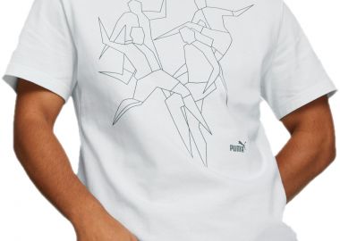 Μπλούζα Κοντομάνικη Puma Players Lounge Graphic Tee 536853-02 Ανδρικό - Puma - 