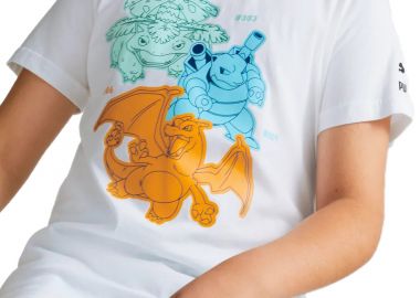 Μπλούζα Κοντομάνικη Puma Pokemon 536429-02 Unisex Παιδικό - Puma - 