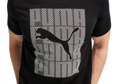 Μπλούζα Κοντομάνικη Puma Puma Wording Tee 684825-01 Ανδρικό - Puma - 