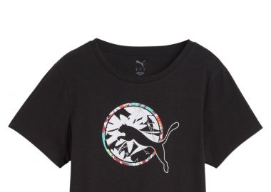 Μπλούζα Κοντομάνικη Puma Tropical Aop Fashion Tee 526868-01 Γυναικείο - Puma - 