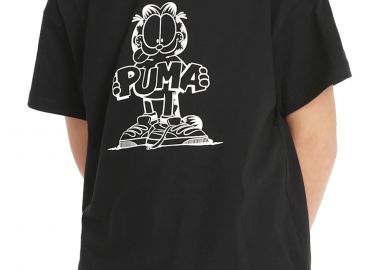 Μπλούζα Κοντομάνικη Puma x Garfield Graphic Tee 533429-01 Unisex Παιδικό - Puma - 