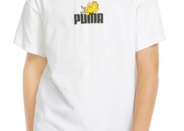 Μπλούζα Κοντομάνικη Puma x Garfield Graphic Tee 533429-02 Unisex Παιδικό - Puma - 