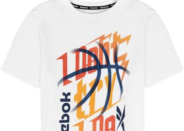 Μπλούζα Κοντομάνικη Reebok Graphic H9744RBI-WHITE Αγόρι - Reebok - 