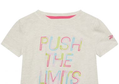 Μπλούζα Κοντομάνικη Reebok Limits H4387RGI-OATMEAL Κορίτσι - Reebok - 