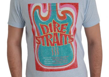 Μπλούζα Κοντομάνικη Retro Brand Dire Straits RB120WG69-lightblue Ανδρικό - Retro Brand - 