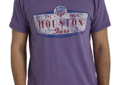 Μπλούζα Κοντομάνικη Retro Brand Houston RB130HST01-purple Ανδρικό - Retro Brand - 