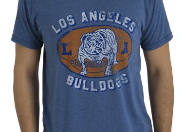 Μπλούζα Κοντομάνικη Retro Brand Los Angeles Bulldogs RB130LABD-BLUE Ανδρικό - Retro Brand - 