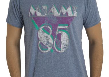 Μπλούζα Κοντομάνικη Retro Brand Miami RB120RTC-BLUE Ανδρικό - Retro Brand - 
