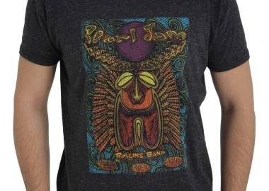 Μπλούζα Κοντομάνικη Retro Brand Pearl Jam WG120PEA-anthracite Ανδρικό - Retro Brand - 