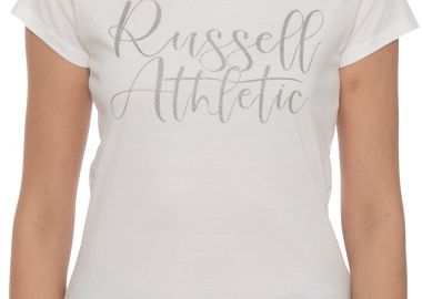 Μπλούζα Κοντομάνικη Russell Athletic Scripted A2-109-1-001 Γυναικείο - Russell Athletic - 