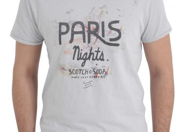 Μπλούζα Κοντομάνικη Scotch & Soda Crew-Neck 14010451130-08 Ανδρικό - Scotch & Soda - 