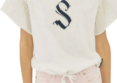 Μπλούζα Κοντομάνικη Silvian Heach Brixen PGP22019TS-WHITE SNOW Γυναικείο - Silvian Heach - 