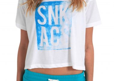 Μπλούζα Κοντομάνικη Sneak Aces . 4039-110-WHITE Γυναικείο - Sneak Aces - 