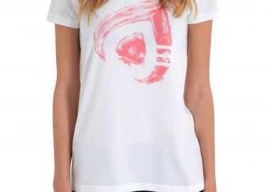 Μπλούζα Κοντομάνικη Sneak Aces Ace Water Ink 4030-505-WHITE Γυναικείο - Sneak Aces - 