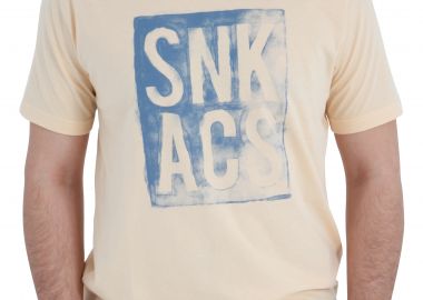 Μπλούζα Κοντομάνικη Sneak Aces SNK Water Ink 4033-110-ECRU Ανδρικό - Sneak Aces - 