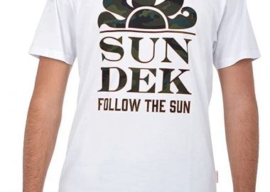 Μπλούζα Κοντομάνικη Sundek Logo M026TEJ7853-WHITE Ανδρικό - Sundek - 