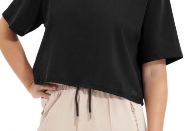 Μπλούζα Κοντομάνικη Ugg Tana Cropped 1125159-BLK Γυναικείο - Ugg - 