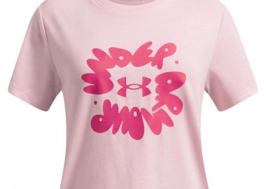 Μπλούζα Κοντομάνικη Under Armour Bubble Wordmark 1389765-647 Κορίτσι - Under Armour - 