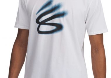 Μπλούζα Κοντομάνικη Under Armour Curry Playable 1 1390407-100 Ανδρικό - Under Armour - 