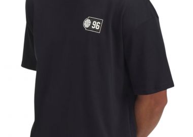 Μπλούζα Κοντομάνικη Under Armour HWT Hoops Courtside SS 1390191-001 Ανδρικό - Under Armour - 