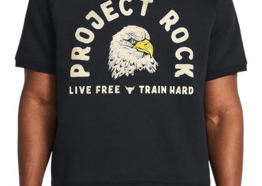 Μπλούζα Κοντομάνικη Under Armour Project Rock Eagle Με Στάμπα Crew 1383223-001 Ανδρικό - Under Armour - 