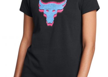 Μπλούζα Κοντομάνικη Under Armour Project Rock W Underground Core T 1382708-001 Γυναικείο - Under Armour - 